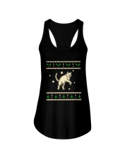 Christmas Chartreux Cat Ladies Flowy Tank thumbnail