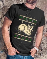 Christmas Devon Rex Cat Premium Fit Mens Tee lifestyle-mens-crewneck-front-4