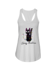 CAT MERRY CHRISTMAS Ladies Flowy Tank thumbnail