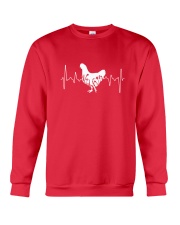 Floral Backyard Chicken Crewneck Sweatshirt tile
