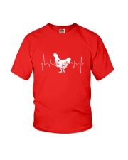 Floral Backyard Chicken Youth T-Shirt tile