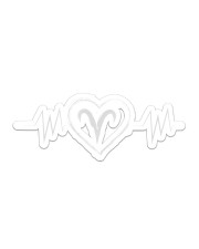 Aries Sticker - Single (Horizontal) front