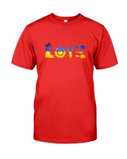 Love Gardening With Ukrainian Flag Premium Fit Mens Tee tile