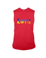 Love Gardening With Ukrainian Flag Sleeveless Tee tile