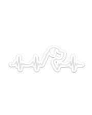 Great Dane Sticker - Single (Horizontal) front