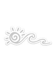 Beach Sticker - Single (Horizontal) front