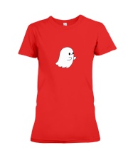 ghost says boo Premium Fit Ladies Tee tile