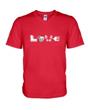 Hiking Love V-Neck T-Shirt tile