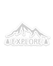 Explore Sticker - Single (Horizontal) front