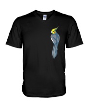 Normal Gray Cockatiel V-Neck T-Shirt thumbnail