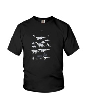 Types Of Dinosaurs Hoodie Youth T-Shirt front