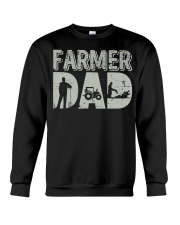 Mens Farmer Dad Shirt Farm Farming Father's Crewneck Sweatshirt thumbnail