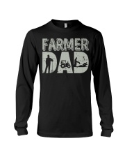 Mens Farmer Dad Shirt Farm Farming Father's Long Sleeve Tee thumbnail