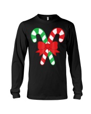 Candy Canes Christmas Shirt - Holiday Christ Long Sleeve Tee thumbnail