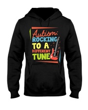 Autism Rocking To a Different Tune Guitar Hooded Sweatshirt thumbnail