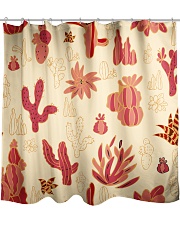 Red Cactus Shower Curtain thumbnail