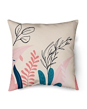 Abstract Floral Indoor Pillow - 16” x 16” thumbnail