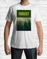FOREST SHIRT TREE GREEN NATURE PROTECTION and camp Premium Fit Mens Tee lifestyle-mens-crewneck-front-1
