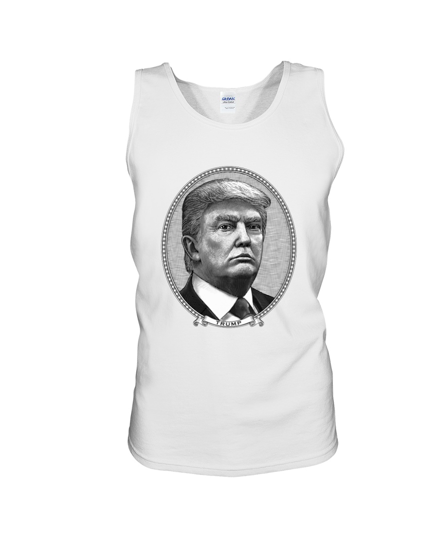 trump portrait of the President of USA Unisex Tank