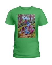 Peter Cottontail and cousins Ladies T-Shirt thumbnail