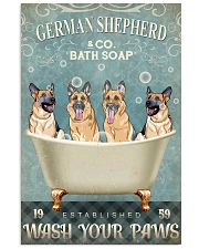 German Shepherd Co Bath Soap 11x17 Poster front