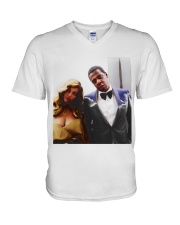 Jay-z And Beyonc V-Neck T-Shirt thumbnail