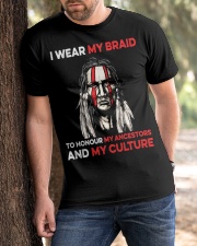 I Wear My Braid To Honour My Ancestors And My Culture Classic T-Shirt apparel-classic-tshirt-lifestyle-front-51