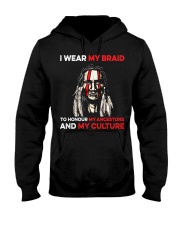 I Wear My Braid To Honour My Ancestors And My Culture Hooded Sweatshirt tile