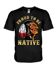 Proud To Be Native V-Neck T-Shirt tile