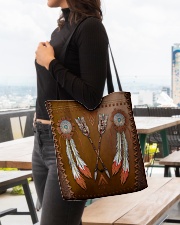 Tote Bag Native American All-over Tote aos-all-over-tote-lifestyle-front-04