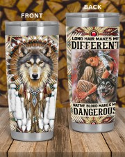 Wolf Tumbler - Native American Pattern 20oz Tumbler aos-20oz-tumbler-lifestyle-front-58
