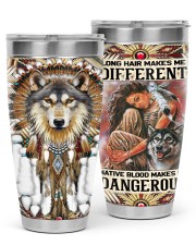 Wolf Tumbler - Native American Pattern 30oz Tumbler tile