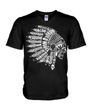 Native American V-Neck T-Shirt tile
