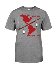 It is all native land Premium Fit Mens Tee tile