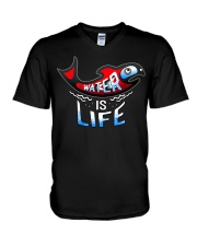 Water Is Life V-Neck T-Shirt tile