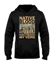 Native Blood Runs Through My Veins Hooded Sweatshirt tile
