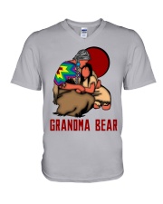 Grandma Bear V-Neck T-Shirt tile