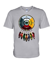 Native American V-Neck T-Shirt tile