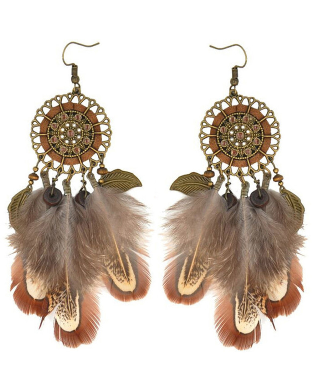 Bohemia Earring For Women Long Feather Tassels Earrings Jewelry template