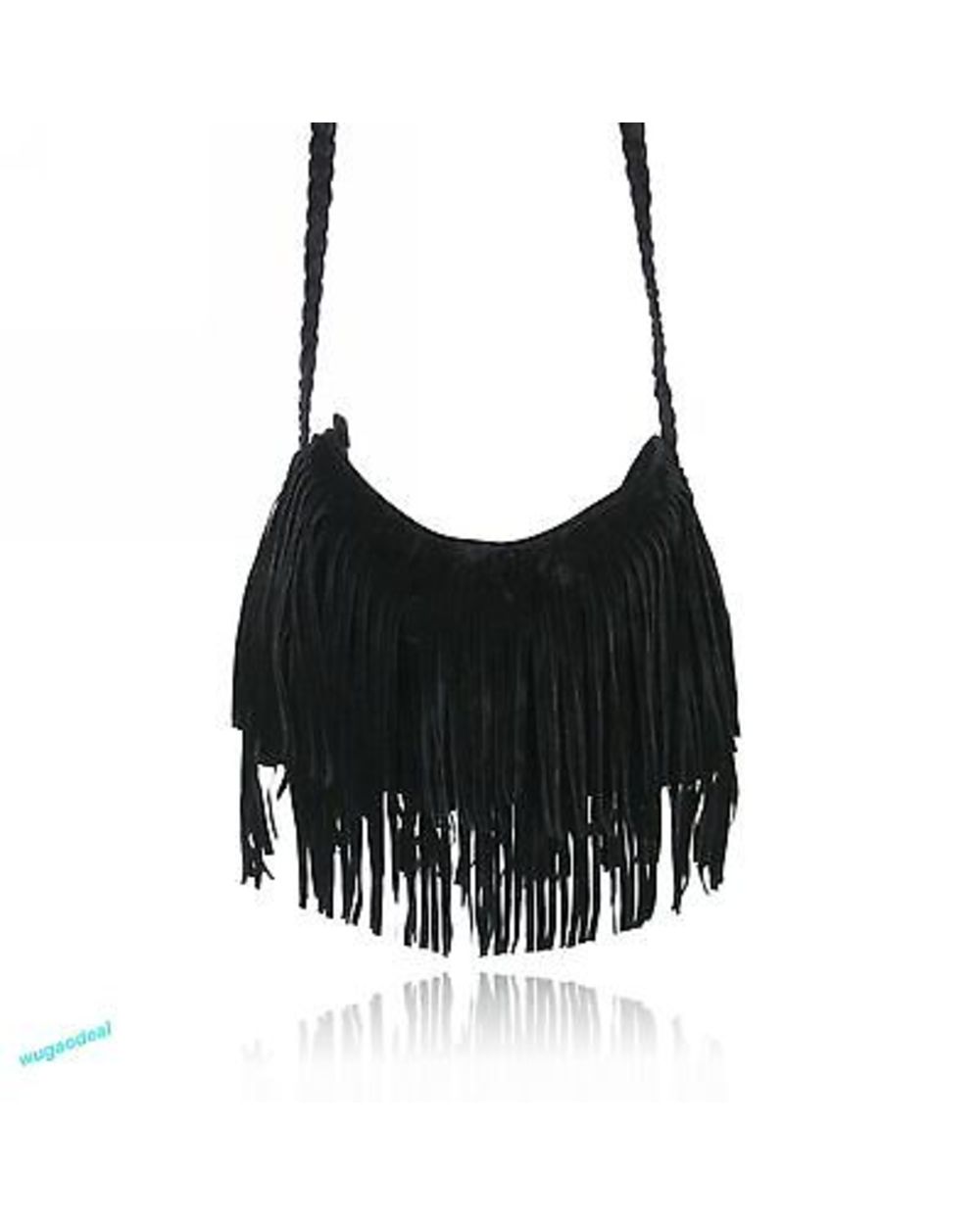 Shoulder bag Solid Tassels Trending Cross Body Bag Tassel Suede Faux fur Fringe Messenger Shoulder Handbag template