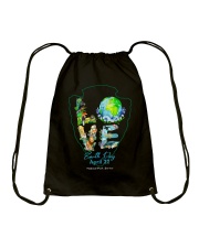 Love World Earth Day 2022 Planet Environmental Animal Drawstring Bag tile