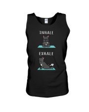 French Bulldog Yoga Inhale Exhale Funny D Unisex Tank thumbnail