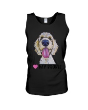 I Love My Doodle Shirt Golden Doodle T-Sh Unisex Tank thumbnail