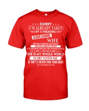 I'm Already Taken Awesome Wife Born in September Classic T-Shirt front