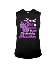 April-Girl-Stepping-Birthday-Like-a-Boss-April Sleeveless Tee thumbnail