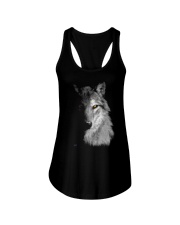 I LOVE WOLF Ladies Flowy Tank thumbnail