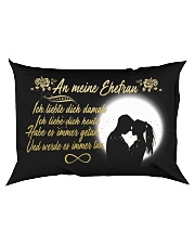 TO MY WIFE - GERMAN Rectangular Pillowcase back