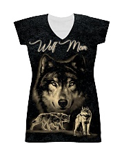 I LOVE WOLF All-over Dress front