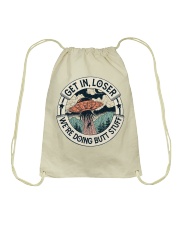 Get In Loser Drawstring Bag tile