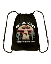 Get In Loser Drawstring Bag tile